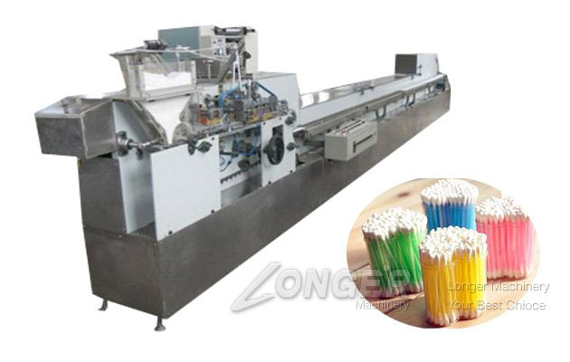 Automatic Alcohol Swab Equipment|Cotton Buds Making and Packaging Machine LGC-800