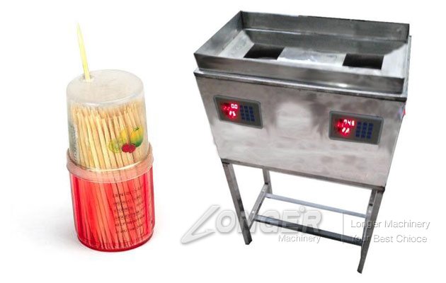 toothpick filling machine for plastic containers