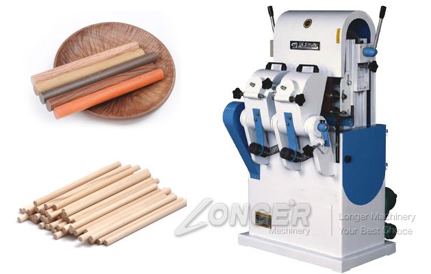 Wood Round Stick Sanding Machine