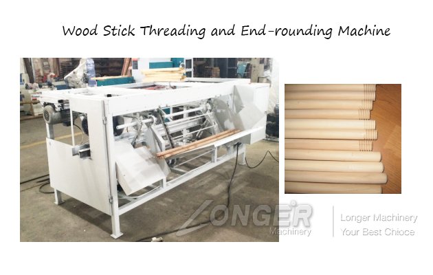 Wooden Round Stick processing machine